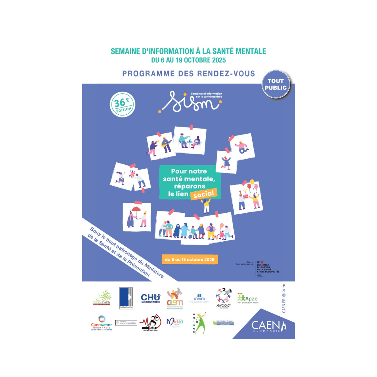 Semaine d’information à la santé mentale du 6 au 19 octobre 2025