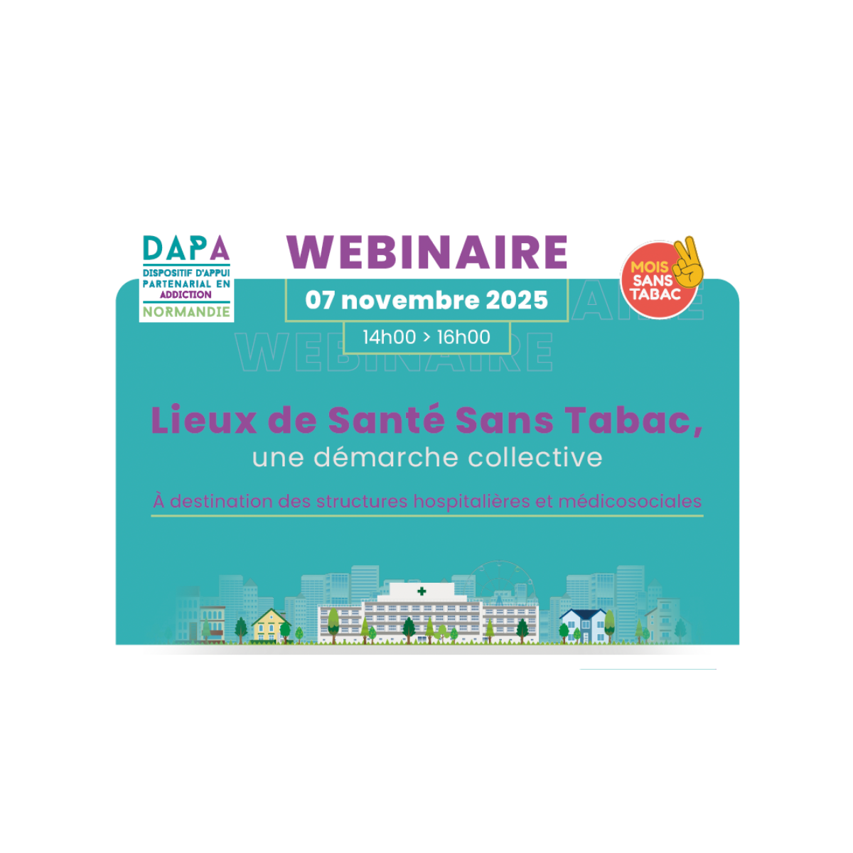 Webinaire « Lieux de santé sans tabac »