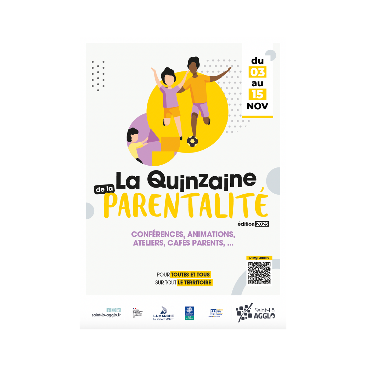 La Quinzaine de la Parentalité 2025 à Saint-Lô Agglo