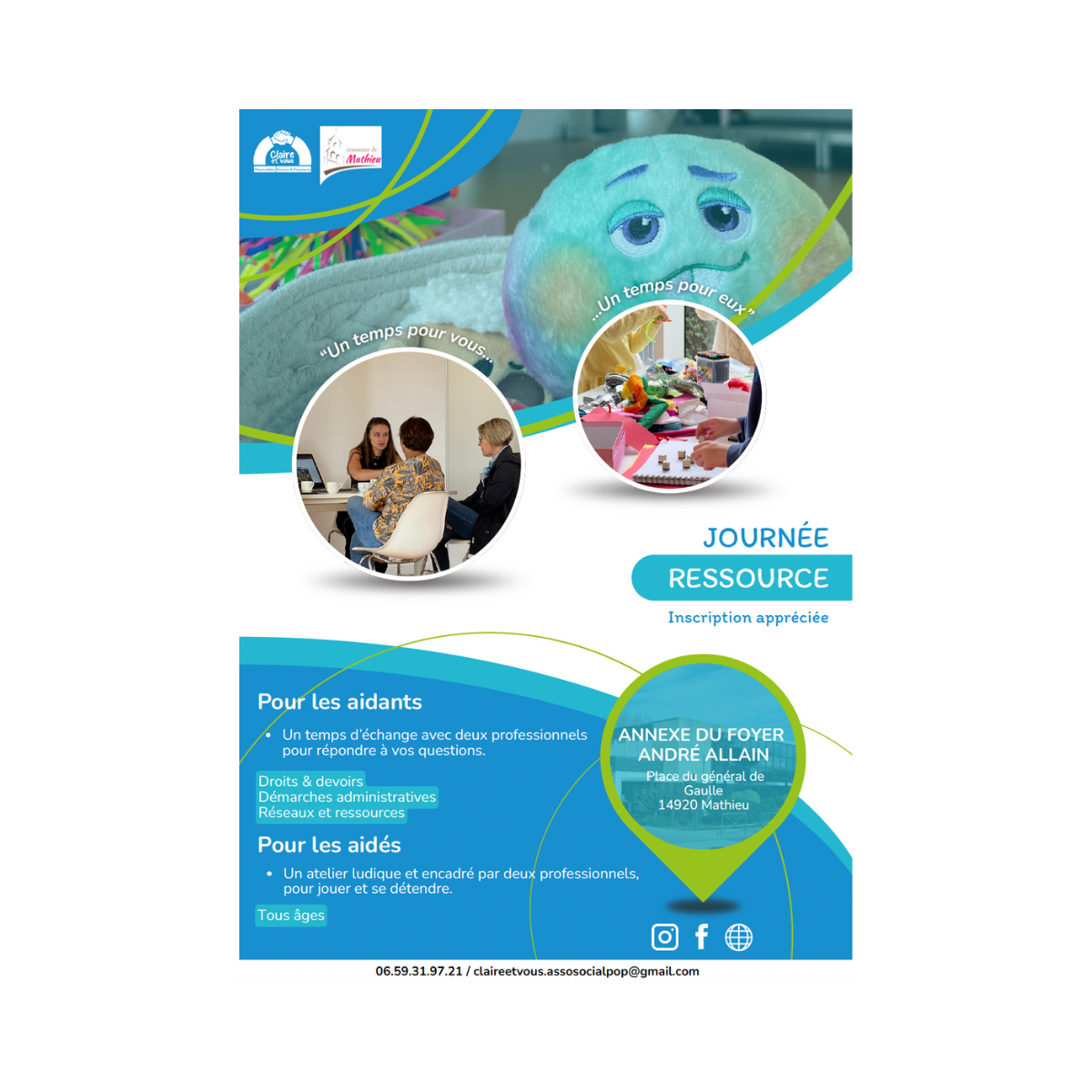 Journée ressource - “Un temps pour vous, un temps pour eux”